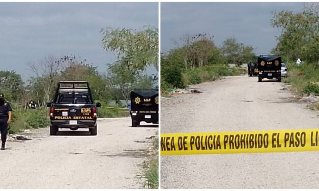 Joven desnuda, golpeada y arrojada en baldío al sur de Mérida