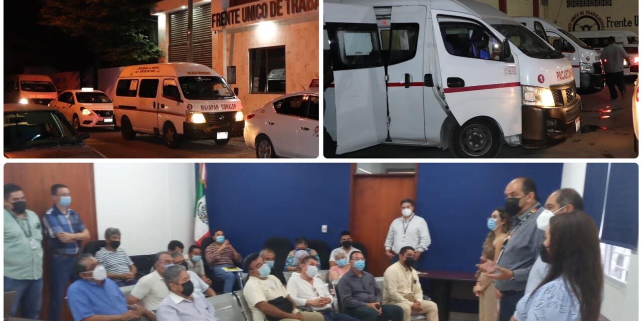 Lanza FUTV servicio nocturno en Mérida: 11 rutas y 38 camionetas