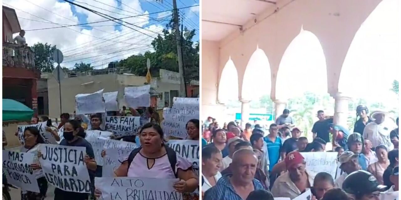 Sucesos violentos en Chemax provocan protesta pacífica de ciudadanos