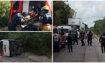 Paseo en costa oriente de Yucatán acaba con 12 lesionados