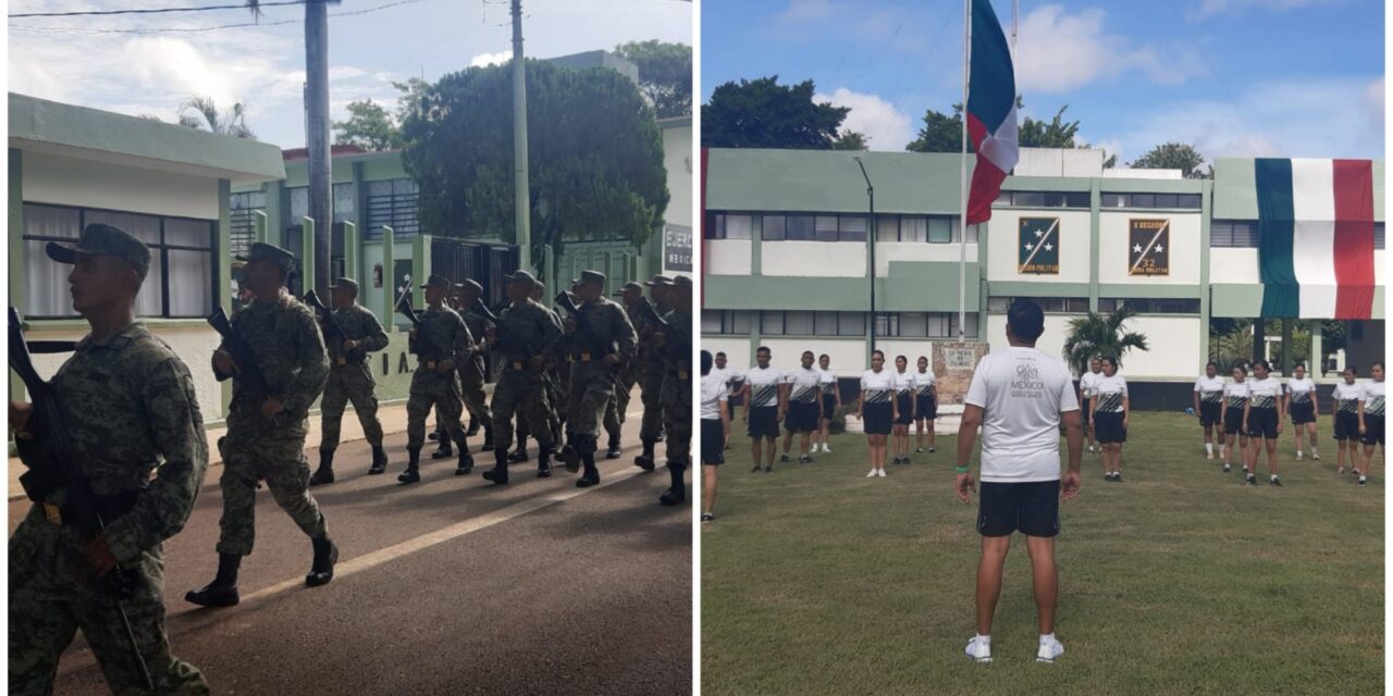 Desfile del 16 de septiembre en Mérida con presentación de Guardia Nacional