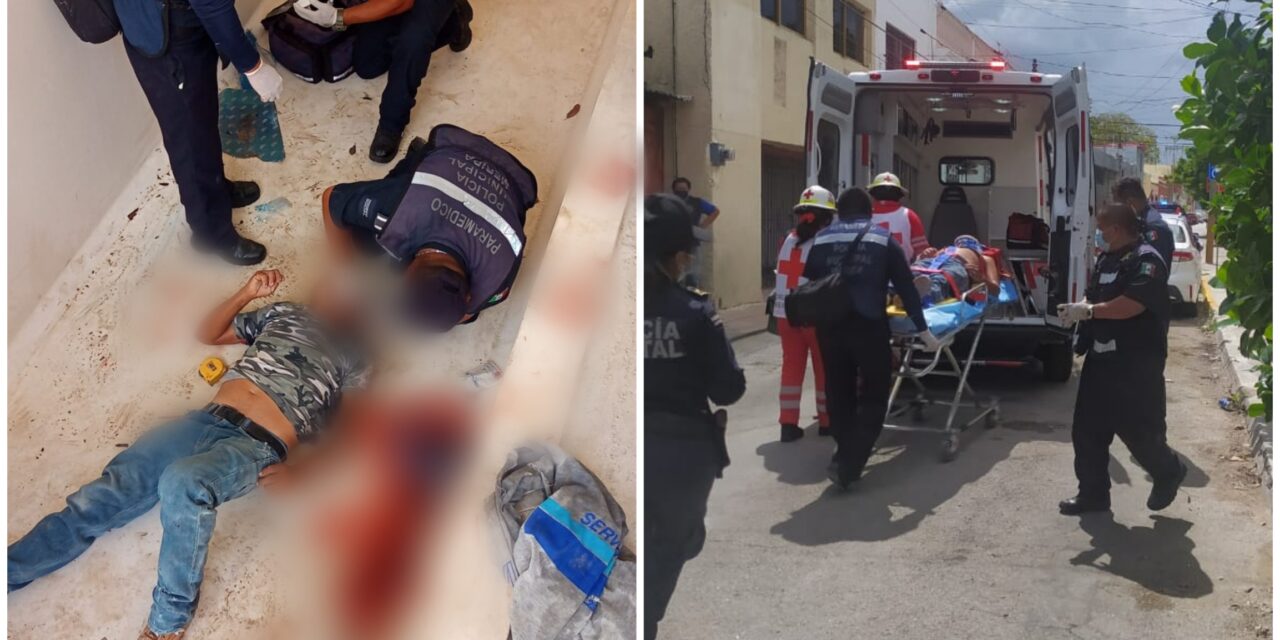 Cae de 5 metros altura en centro Mérida y sufre traumatismo craneoencefálico