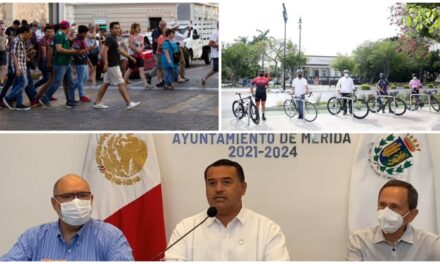 Centro histórico Mérida: baja velocidad y fomento a bicicleta