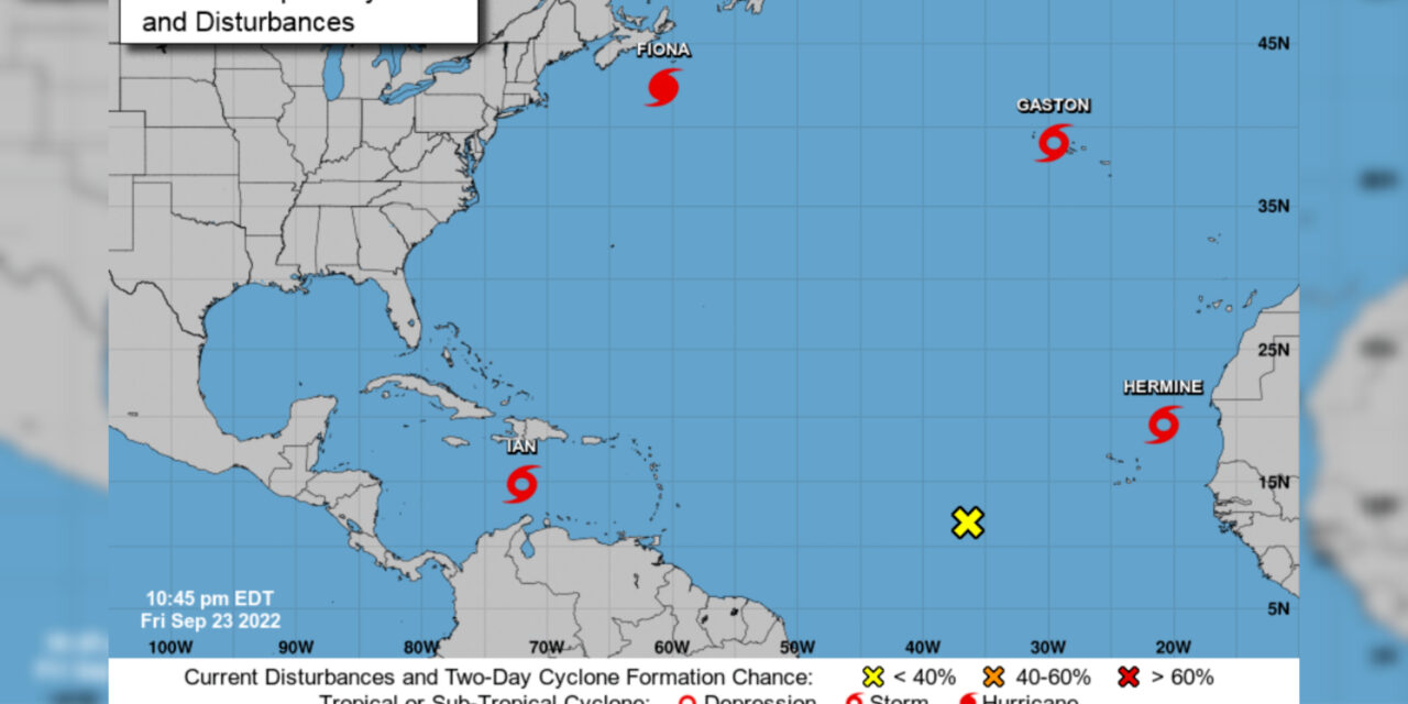 Tormenta tropical “Ian” mantiene curso fuera de México