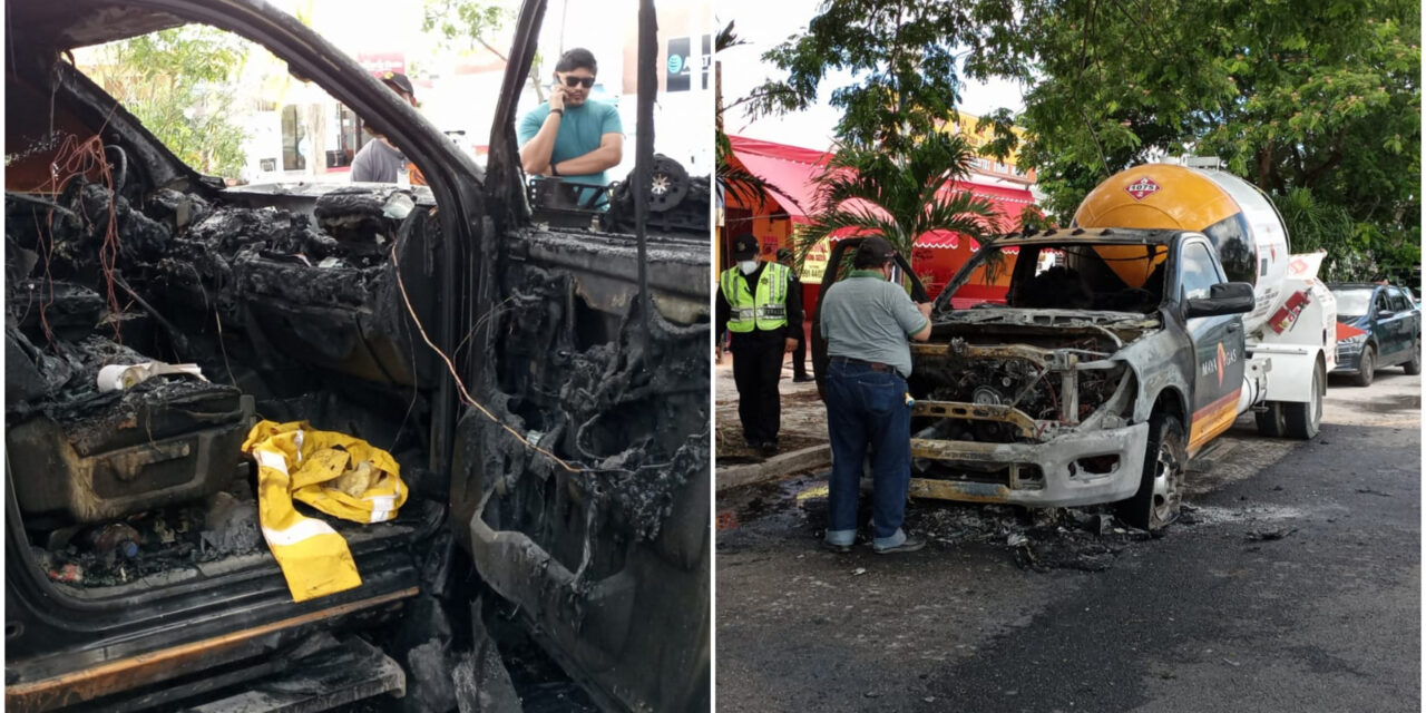 De terror: incendio de camión con Gas LP en Las Américas