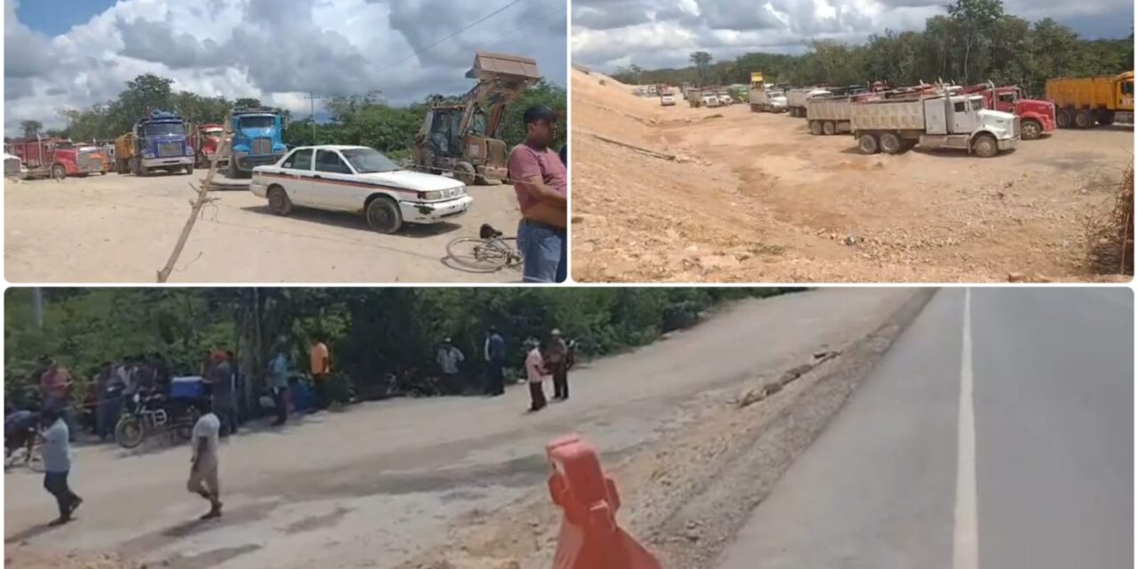 No los escuchan y vuelven a bloquear autopista Mérida-Cancún