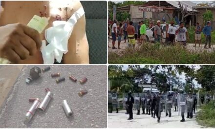 Violento fallido desalojo en Mahahual, Quintana Roo