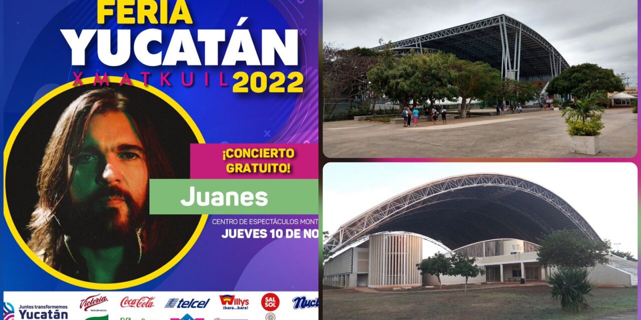 Boletos gratis para concierto de Juanes, sábado y domingo en parques de Mérida