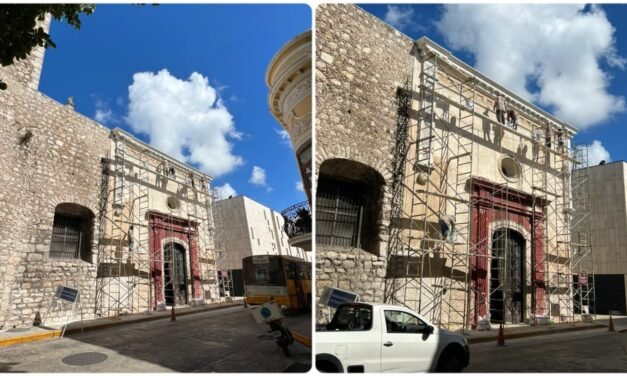 ‘Retoque’ a muro sur de templo de la Tercera Orden “El Jesús”