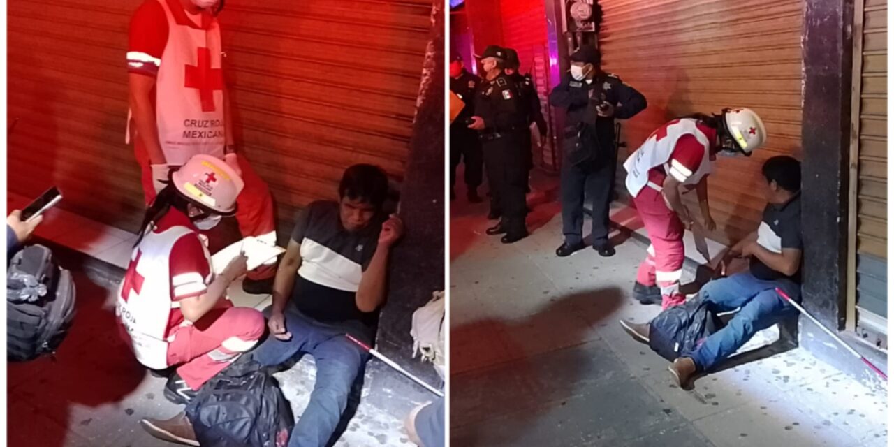 Atropella a ciego en centro de Mérida y huye; detenido camionero involucrado