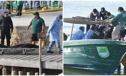 Resbala en muelle de Chocolate en puerto Progreso y muere ahogado