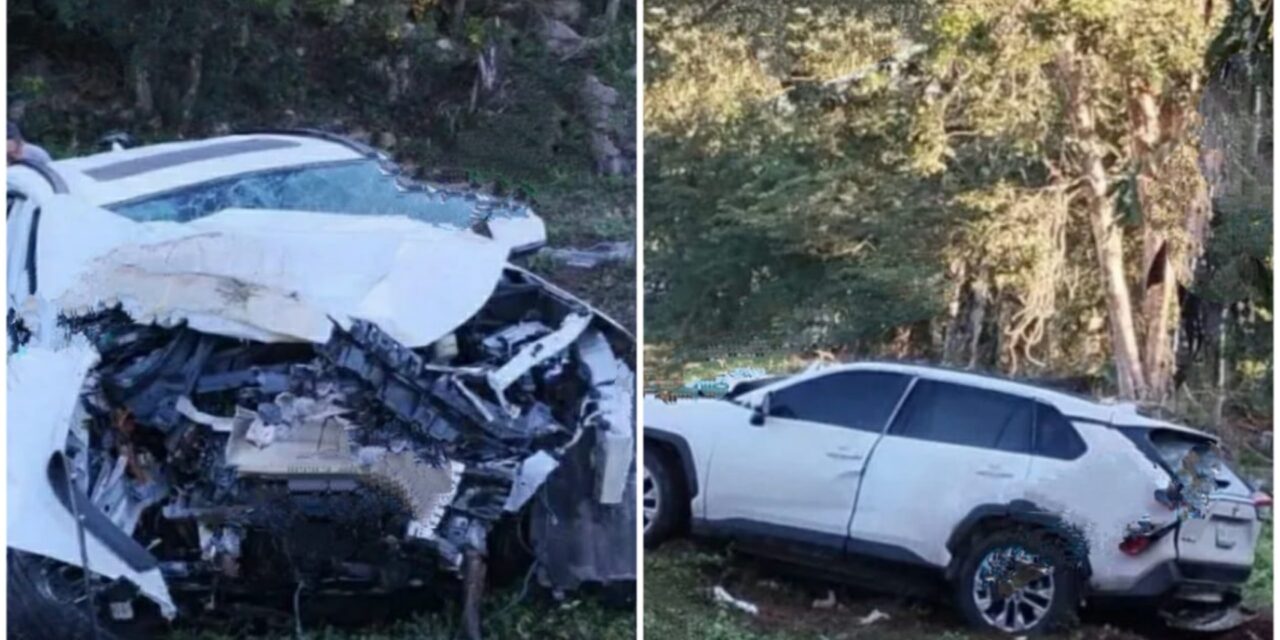 Sale camioneta de carretera y deja cuatro lesionados en la Mérida – Campeche