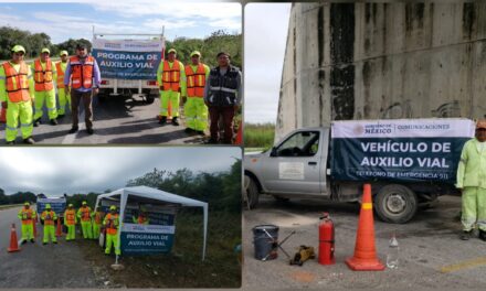 ‘Auxilio Vial Fin de Año’ en carreteras federales de Yucatán