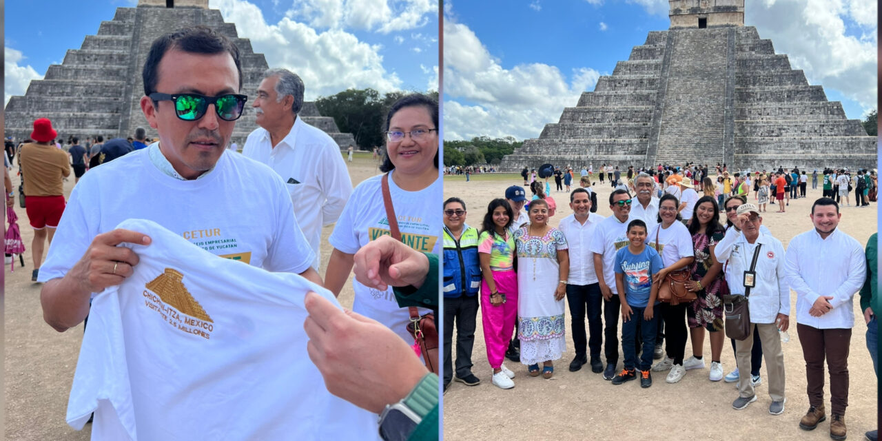 Chichén Itzá recibió al visitante 2.5 millones