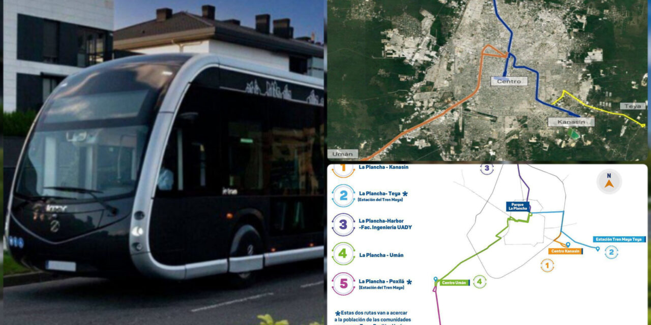 Modifican rutas del Ie-Tram: ‘dejan fuera’ avenidas como Cupules, Colón e Itzaes
