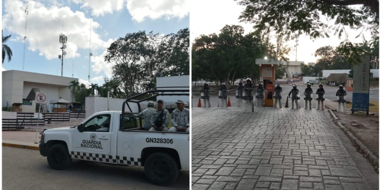 Despliegan a Guardia Nacional en accesos de Chichén Itzá