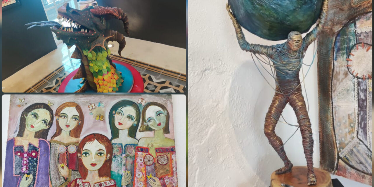 Transforman basura en arte, exposición en Mérida con fines de beneficencia