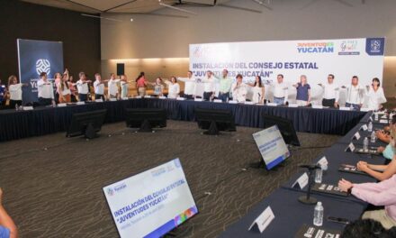 Consejo Estatal “Juventudes Yucatán”, otro paso contra adicciones