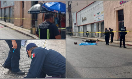Mujer atropellada por motocicleta en centro de Mérida, pereció