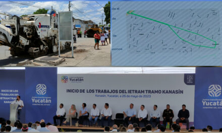 Tramo Kanasín-periférico Mérida de Ietram, en construcción