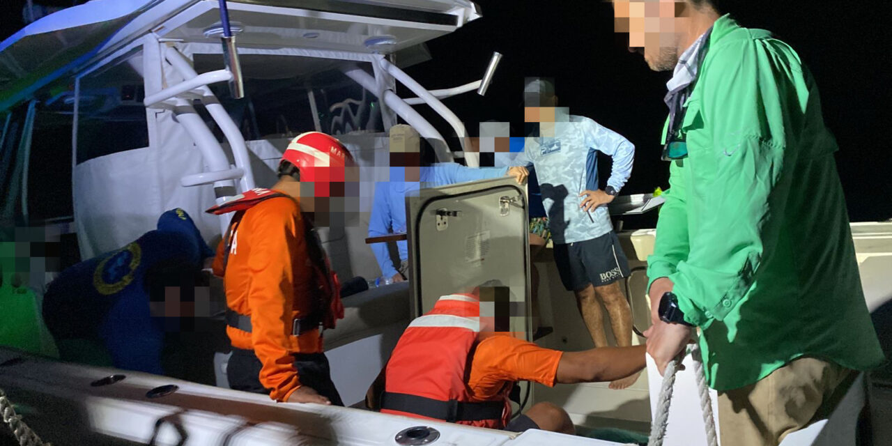 De paseo frente a Telchac Puerto y se descompone yate; rescatados