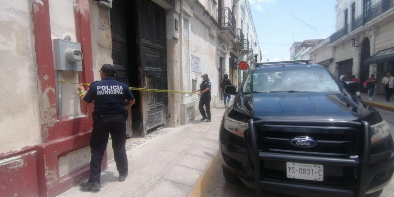 Muere dentro de hotel en remodelación en centro de Mérida