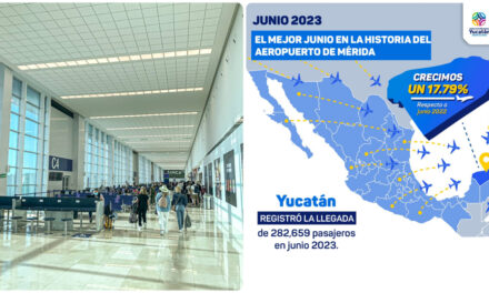 Repite Aeropuerto de Mérida marcas históricas en pasajeros