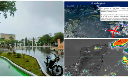 Pronóstico de lluvias de moderadas a fuertes en Yucatán el sábado