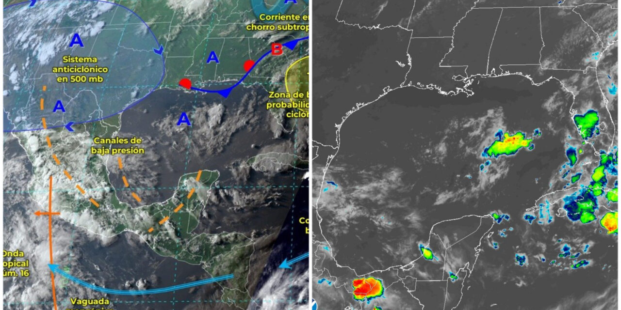 Clima en Yucatán: lluvias ‘de moderadas a fuertes’ este miércoles