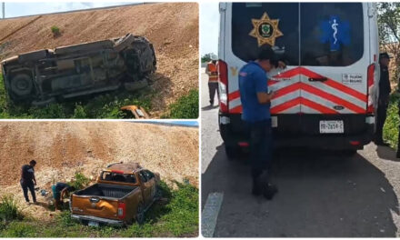 Trabajador “banderero” muere atropellado en autopista Mérida-Cancún