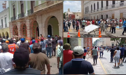 Pescadores de Sisal protestan por daños de buque