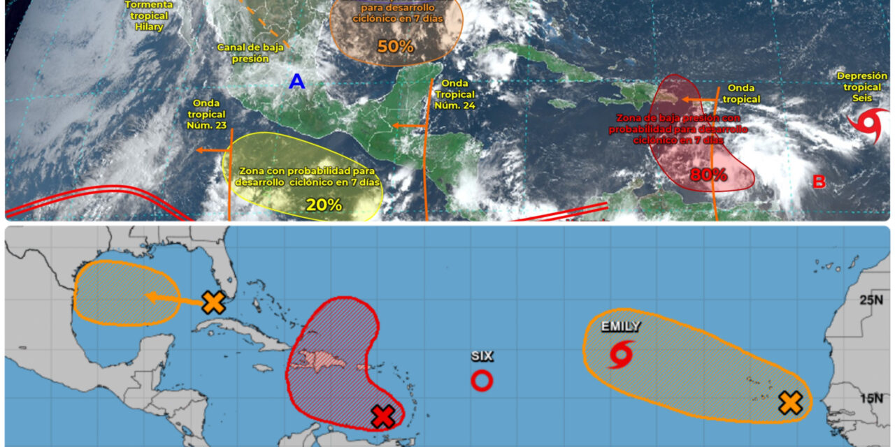 Abre ciclón “Emily” pico de temporada de huracanes en Atlántico