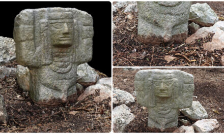 Sendero a nueva sección de Chichén Itzá desvela escultura atlante