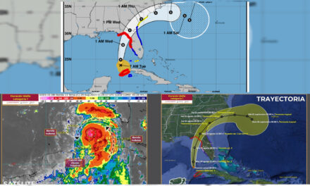 Huracán Idalia, lejos del caribe mexicano, encamina hacia Florida