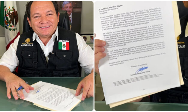 Deja “Huacho” Díaz Mena Bienestar y va por inscripción a la Gubernatura