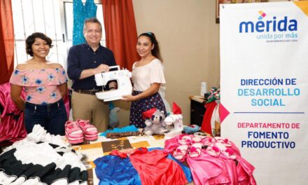 Apoyos de “Proyectos Productivos” a más  familias de Mérida