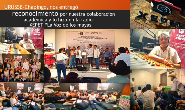 Reconocimiento al Arux, ahora de URUSSE-Chapingo