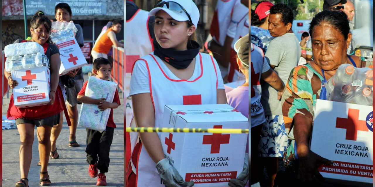 Cruz Roja Mexicana, vital en ayuda humanitaria para Guerrero