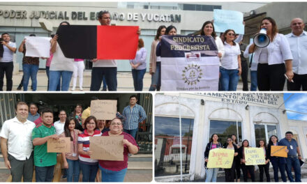 Sindicalistas de Poder Judicial meterán presión a Congreso Yucatán