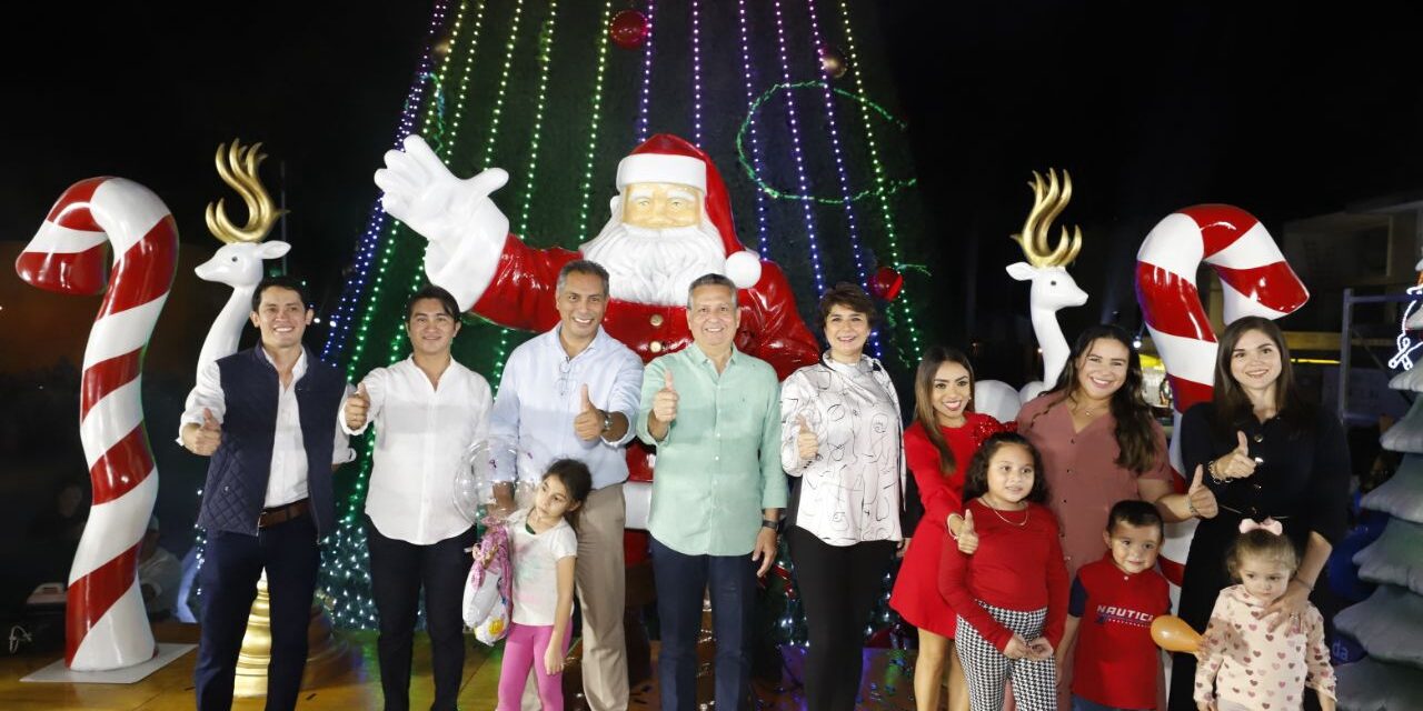 “Fiestas Mágicas” y encendido de árbol abren temporada en Mérida
