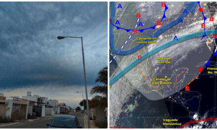Masa de aire frío de “intensidad fuerte” llegará a Yucatán