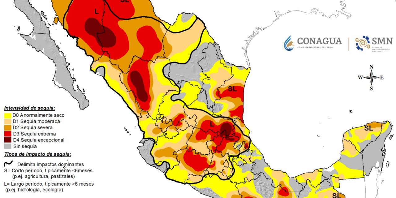 Sequía en la península: Yucatán el más afectado, 41.9 de su territorio