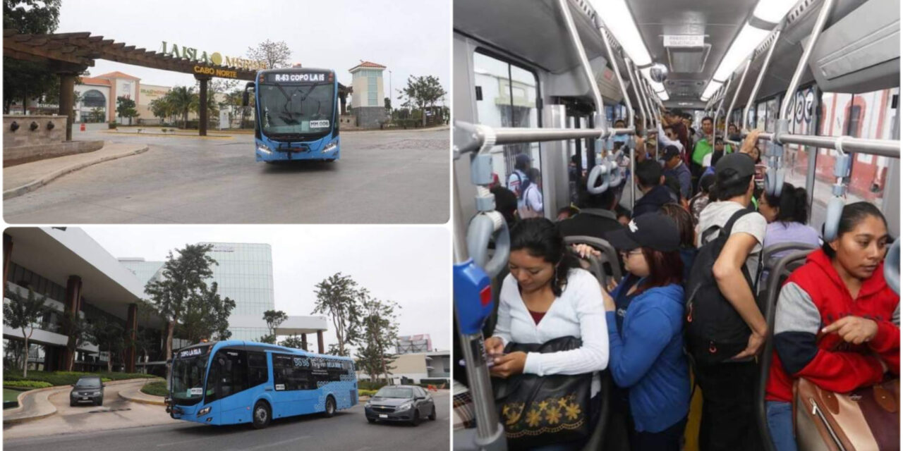 Nueva ruta del “Va y Ven” enlaza a norte de Mérida y La Isla