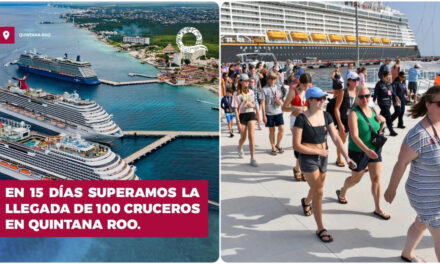 Abren año 106 cruceros turísticos en caribe mexicano