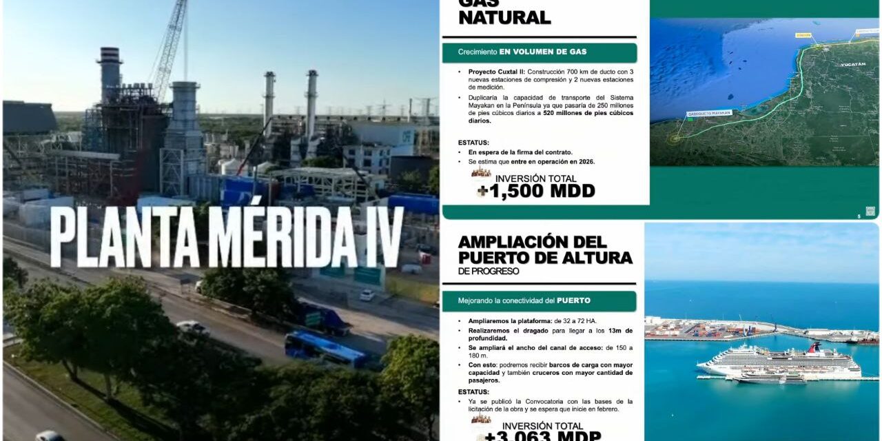 Electricidad, gas natural y puerto de altura para la competitividad