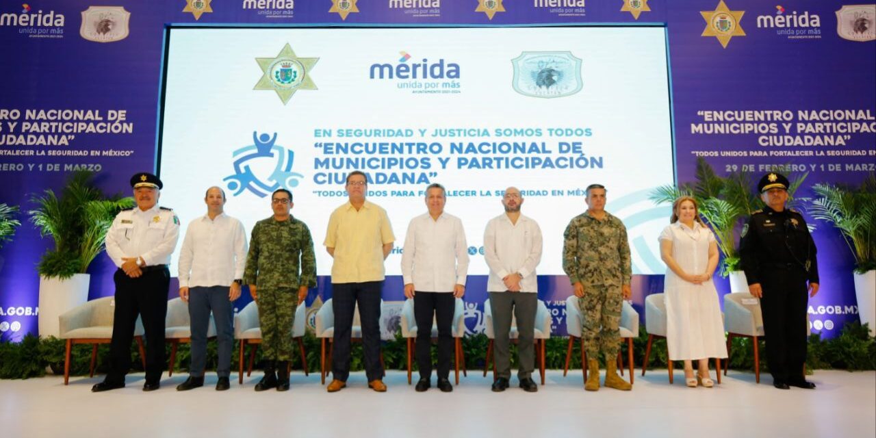 Encuentro Nacional de Seguridad Pública en Mérida