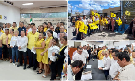 Con más ánimo que militantes, PRD registra candidatos en Yucatán