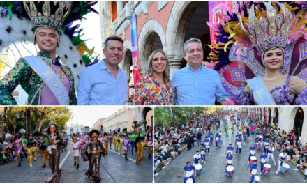 Alegría Infantil abre desfiles en Carnaval de Mérida