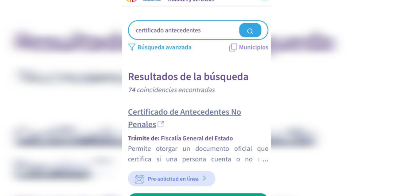 Certificado de Antecedentes NO Penales, ahora vía digital