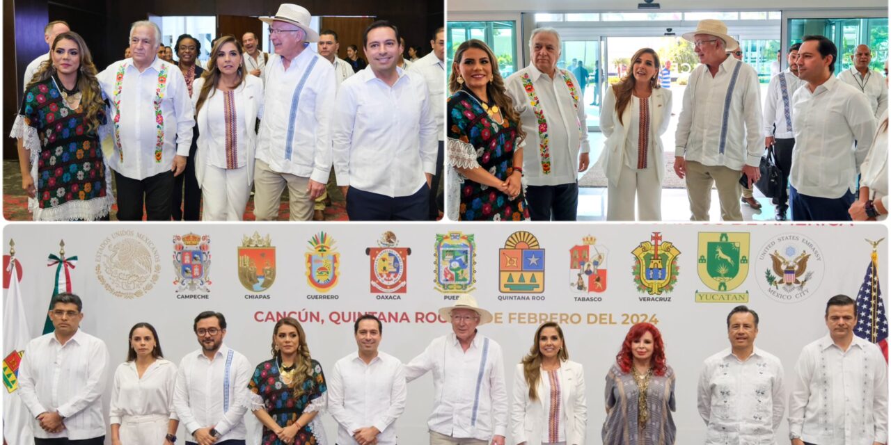 Embajador de EU pone de ejemplo a Yucatán en reunión sur-sureste